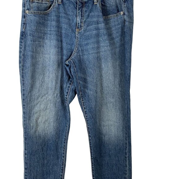 Universal Thread Women Blue Straight leg High Rise Denim Jeans 16/33R - Picture 6 of 8